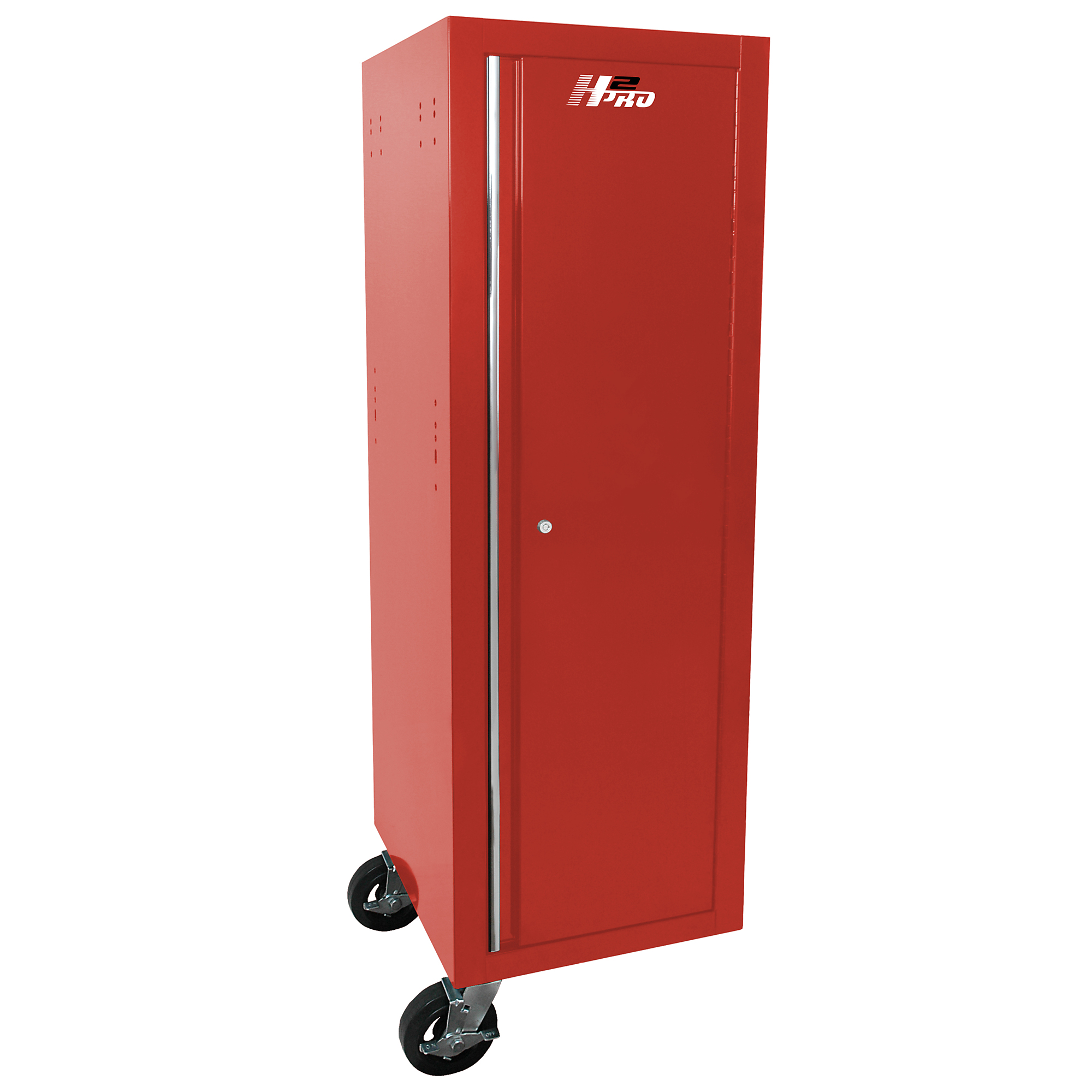 Homak H2Pro 19in. Full Length Side Locker, Red, Model# RD08019602